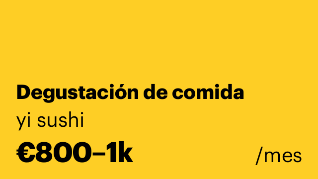 Degustación de comida