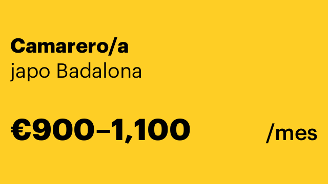 Camarero/a