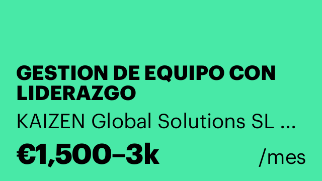 GESTION DE EQUIPO CON LIDERAZGO