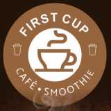 First cup cafe smothie  logo