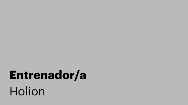 Entrenador/a