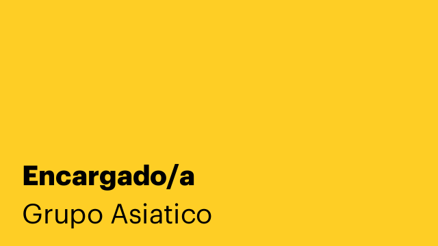 Encargado/a
