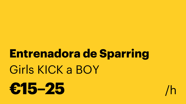 Entrenadora de Sparring