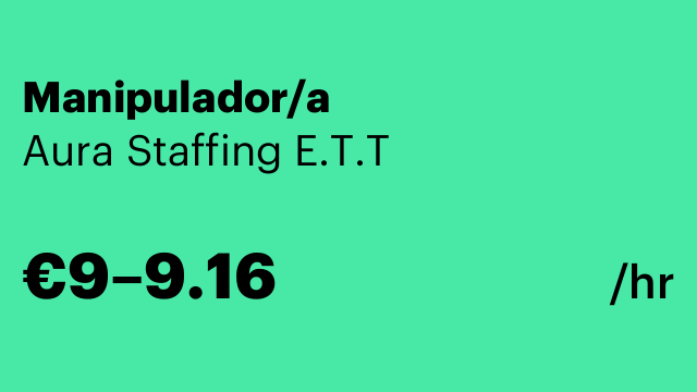 Manipulador/a