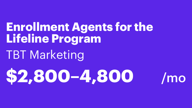Enrollment Agents for the Lifeline Program