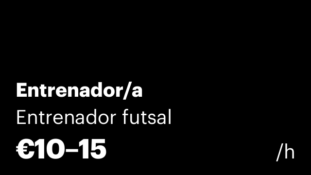 Entrenador/a