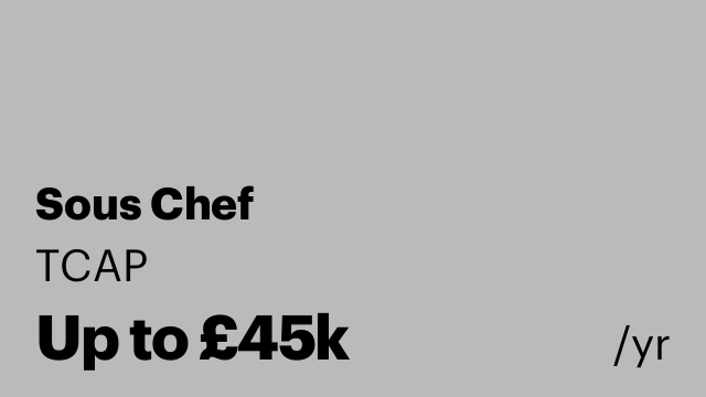 Sous Chef