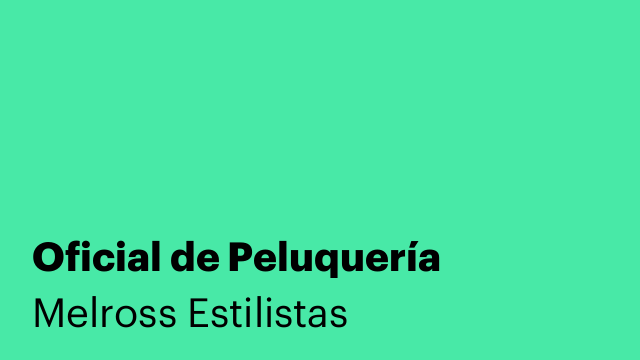 Oficial de Peluquería