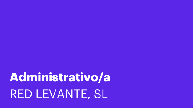 Administrativo/a