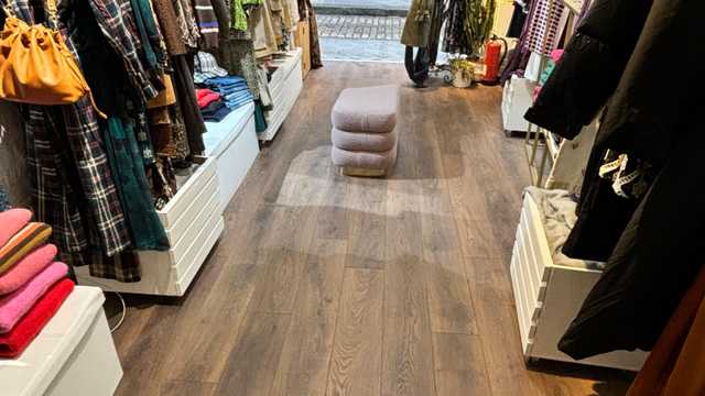 Dependianta de tienda de ropa