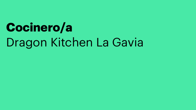 Cocinero/a