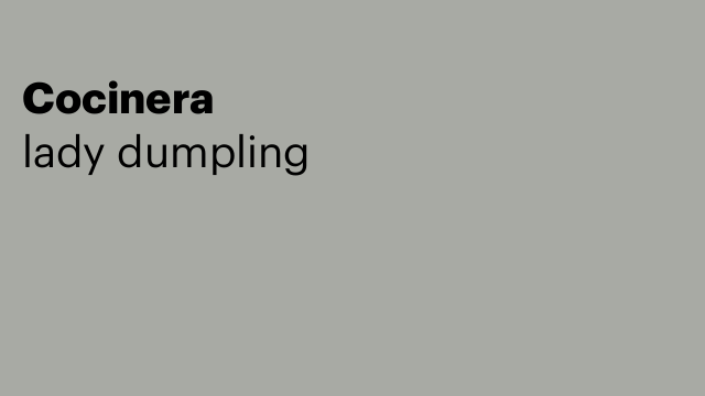 Cocinera