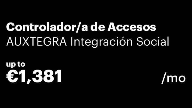 Controlador/a de Accesos