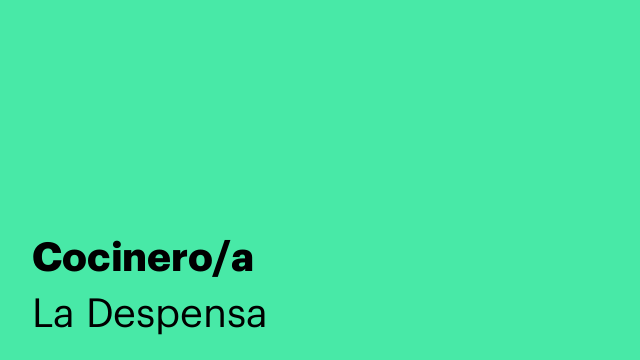 Cocinero/a