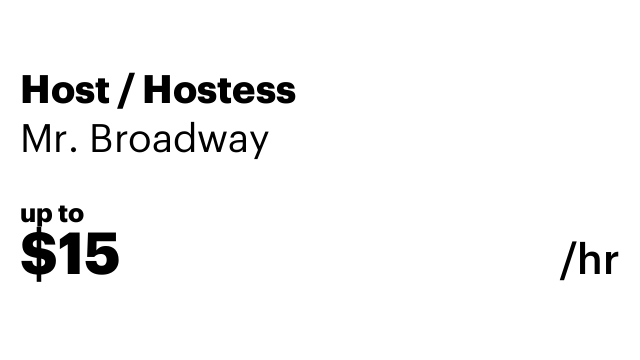 Host / Hostess