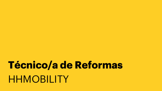 Técnico/a de Reformas