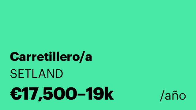 Carretillero/a