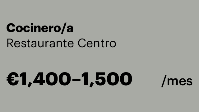 Cocinero/a