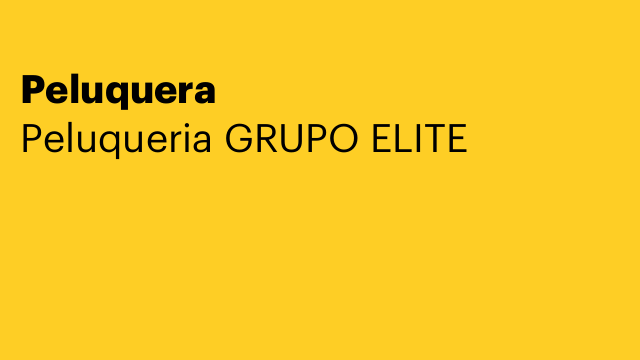 Peluquera