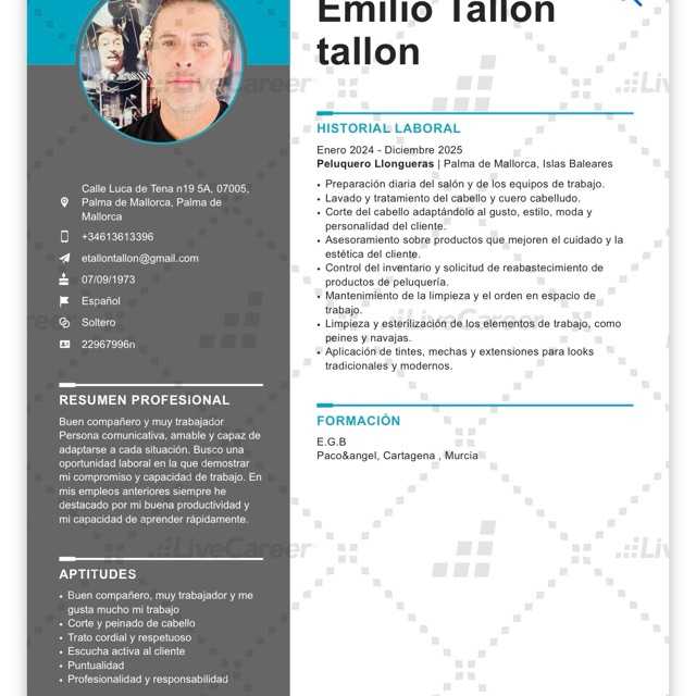 Candidate avatar