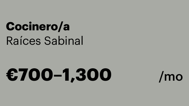 Cocinero/a