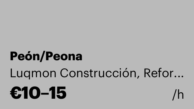 Peón/Peona