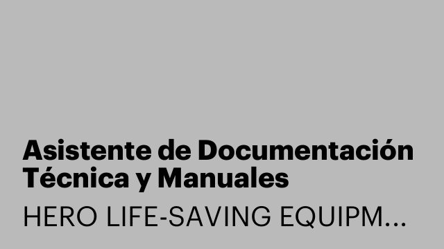 Asistente de Documentación Técnica y Manuales (Freelance)