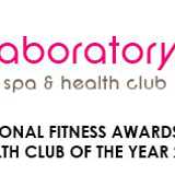 The laboratory spa and health club logo