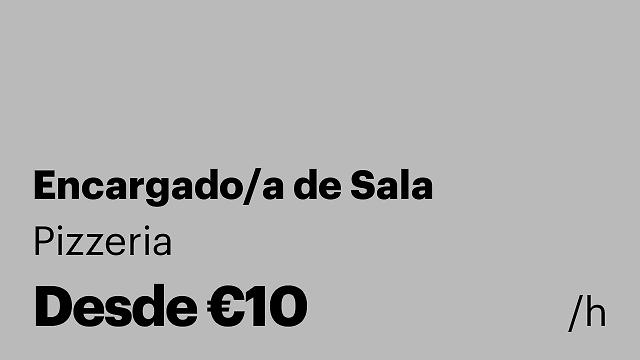 Encargado/a de Sala