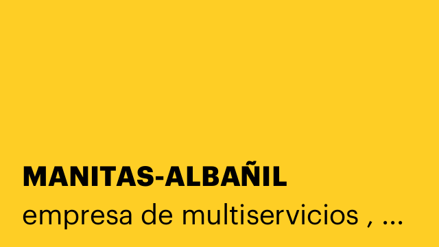 MANITAS-ALBAÑIL