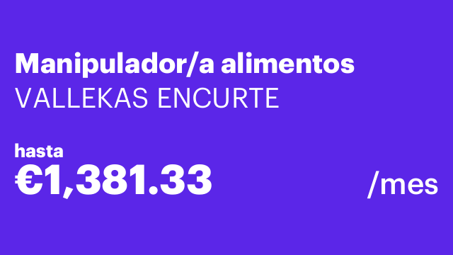Manipulador/a alimentos