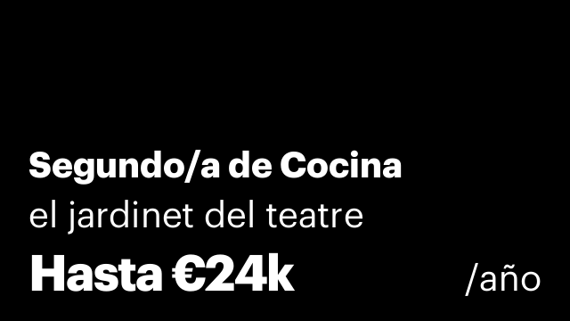 Segundo/a de Cocina
