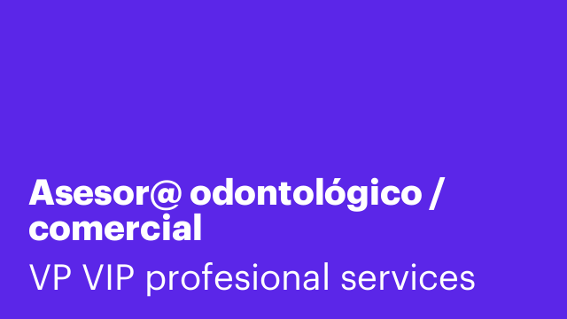Asesor@ odontológico / comercial