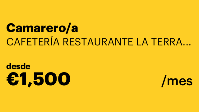 Camarero/a