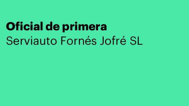 Oficial de primera