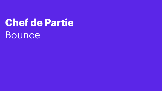 Chef de Partie