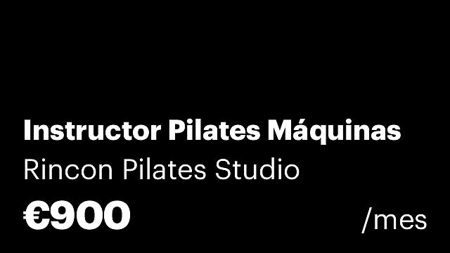Instructor Pilates Máquinas