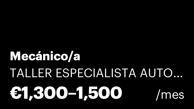 Mecánico/a