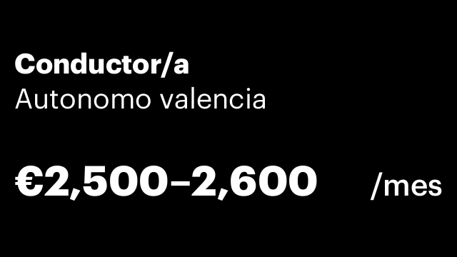 Conductor/a