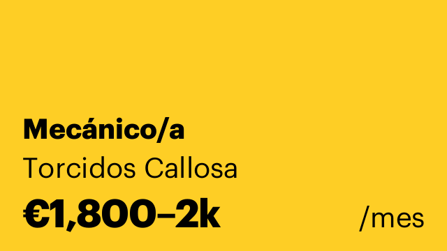 Mecánico/a