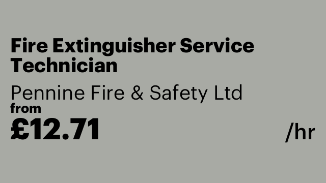 Fire Extinguisher Service Technician