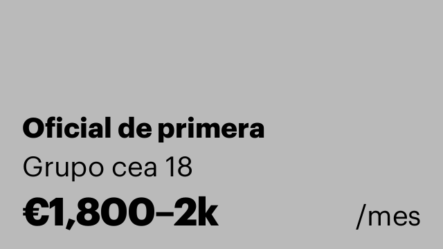 Oficial de primera
