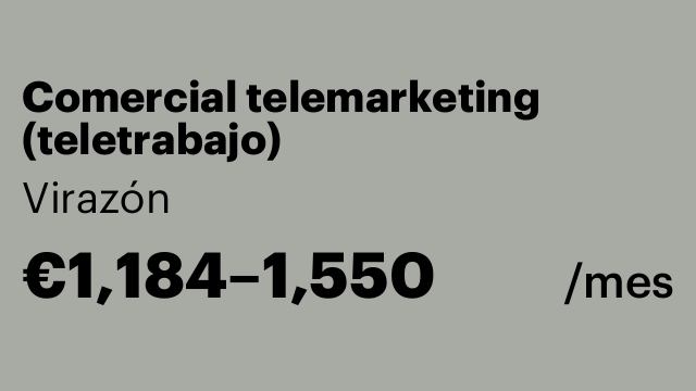 Comercial telemarketing (teletrabajo)