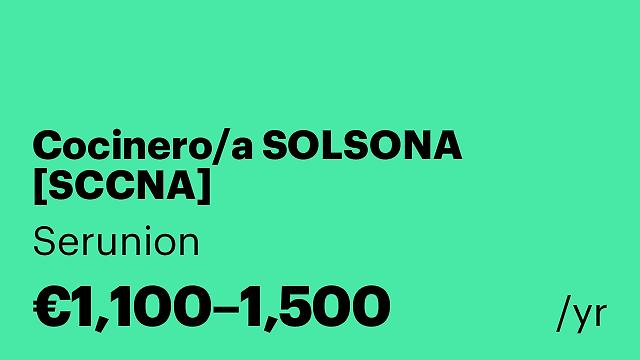 Cocinero/a SOLSONA [SCCNA]