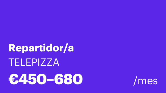 Repartidor/a
