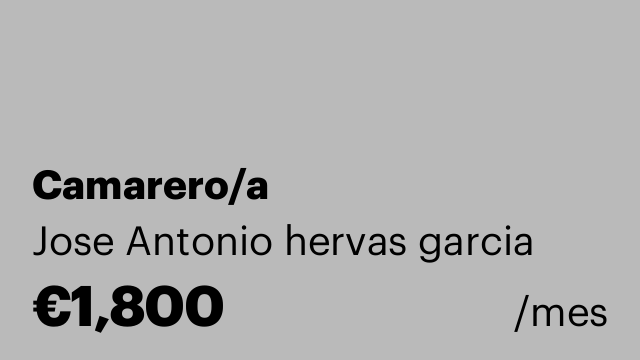 Camarero/a