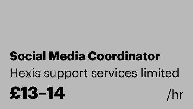 Social Media Coordinator