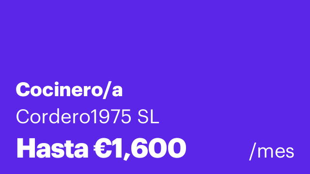 Cocinero/a