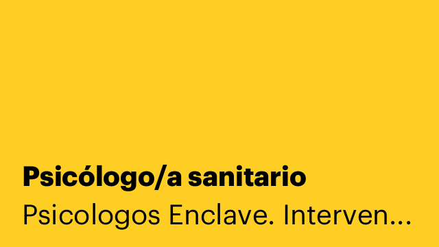 Psicólogo/a sanitario