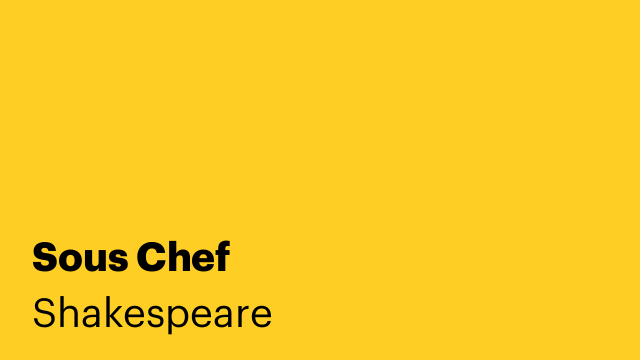 Sous Chef